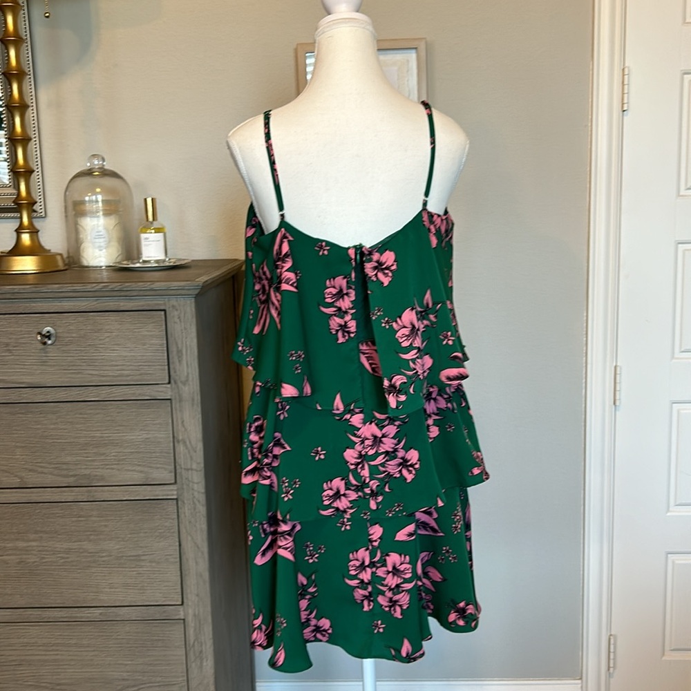 Sam Edelman | Floral Ruffle Mini Dress | Size Med - Picture 12 of 15